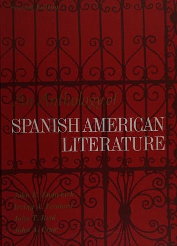 An anthology of Spanish American literature