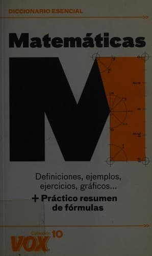 Diccionario esencial matemáticas
