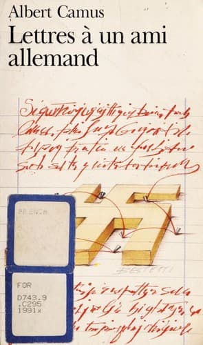 Lettres à un ami allemand
