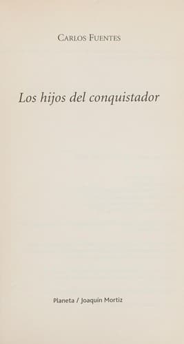 Los hijos del conquistador