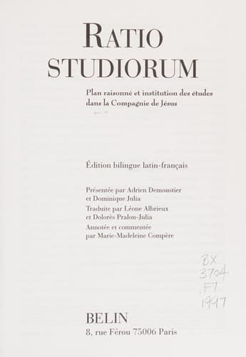 Ratio studiorum