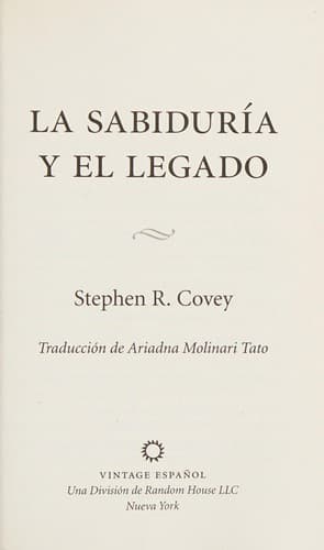 La sabiduría y el legado
