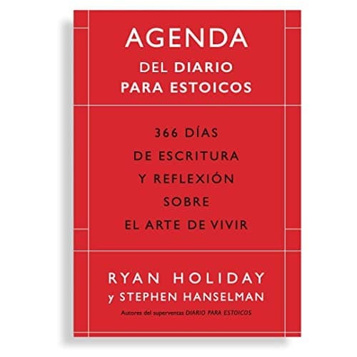 Diario para Estoicos - Agenda Red Edition (Daily Stoic Journal Spanish Edition)