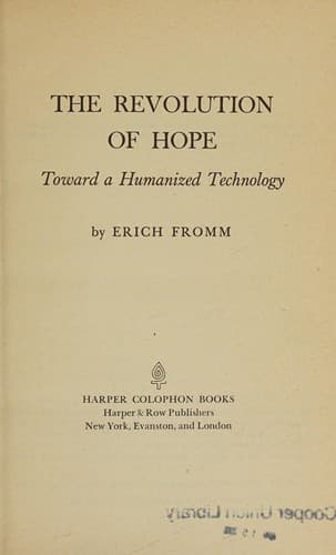 Die Revolution der Hoffnung