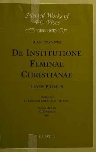De institutione feminae Christianae