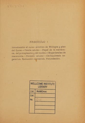 Lecciones de biologia