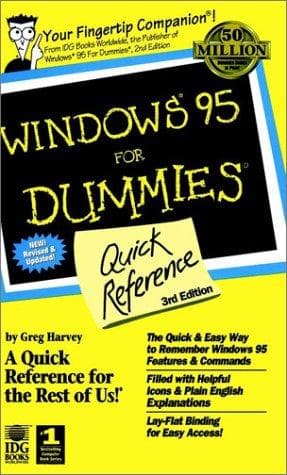 Windows 95 for dummies quick reference