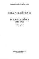 Obra Periodistica 3 - de Europa y America -