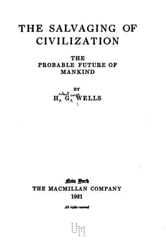 The salvaging of civilization
