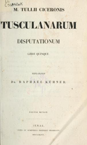Tusculanae disputationes