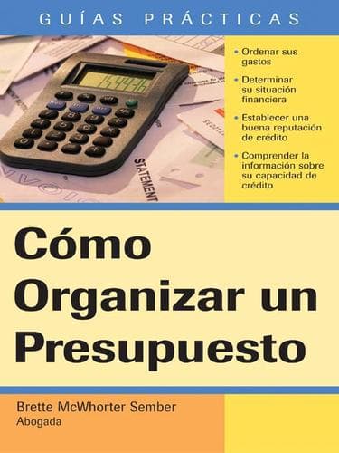 Cómo organizar un presupuesto