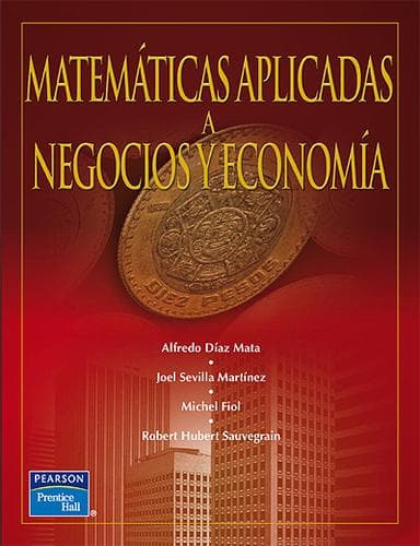 Matematicas aplicadas a Negocios y Economia