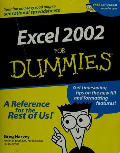 Excel 2002 for dummies
