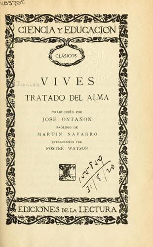 Tratado del alma