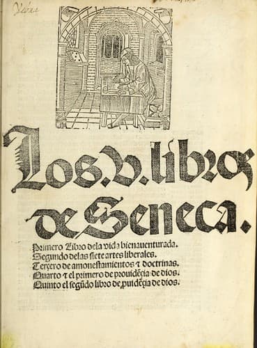 Los V libros de Seneca