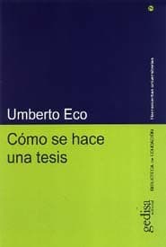 Cómo se hace una tesis