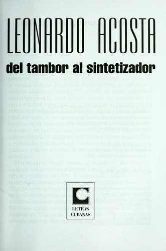 Del tambor al sintetizador