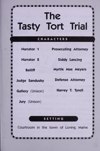 The tasty tort trial