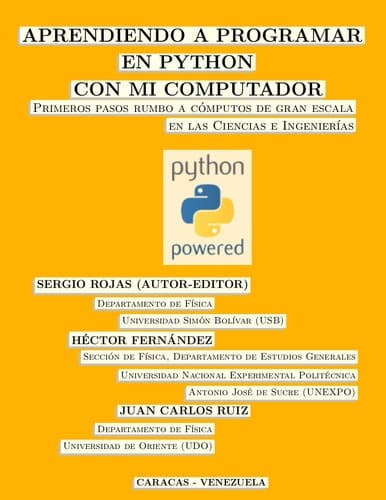 Aprendiendo a programar en Python con mi computador
