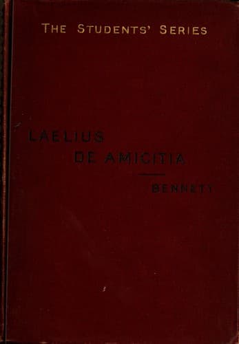 Laelius de amicitia