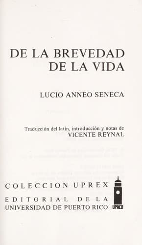De la brevedad de la vida