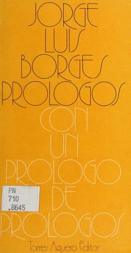 Prólogos con un prólogo de prólogos