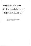 Violence et le sacré