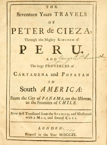 Chronica del Peru