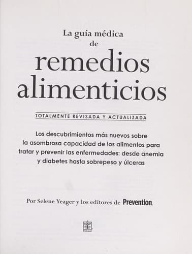 The doctors book of food remedies