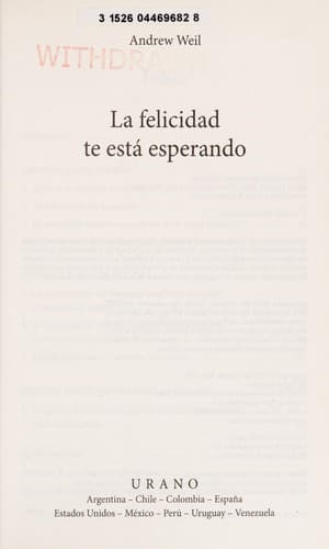 La felicidad te está esperando